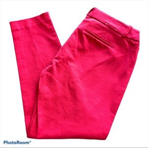 Women’s size 8 J. Crew magenta Long pants.